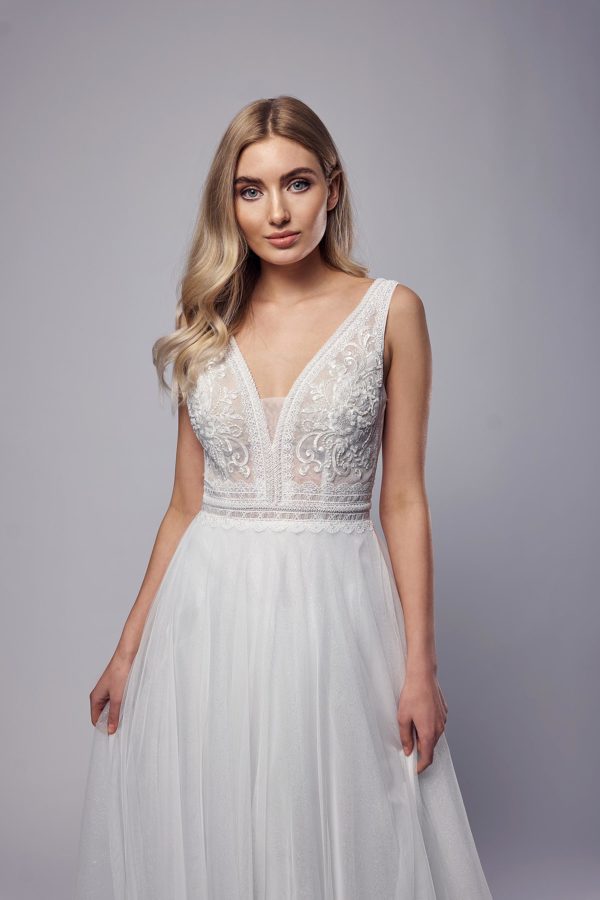 Amera Vera Light 2023 Standesamtkleid AL102 (2) Juno das Hochzeitshaus Standesamtmode Meinersen