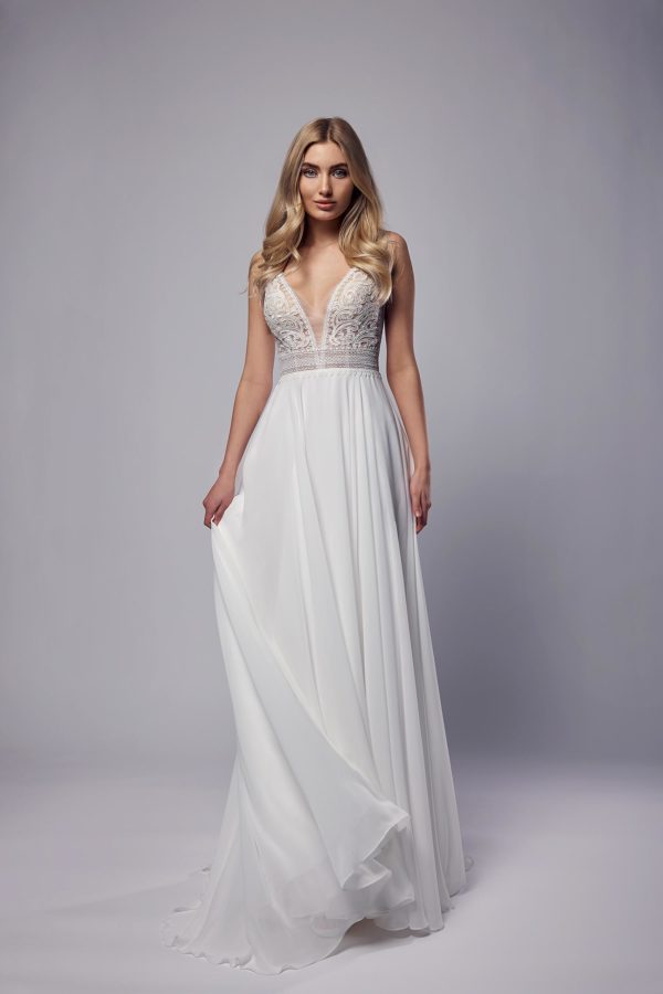 Amera Vera Light 2023 Standesamtkleid AL105 (1) Juno das Hochzeitshaus Standesamtmode Meinersen