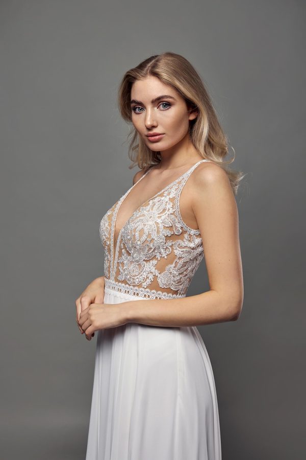 AnnAngelex 2023 Standesamtkleid B2360 (2) Juno das Hochzeitshaus Standesamtmode Meinersen