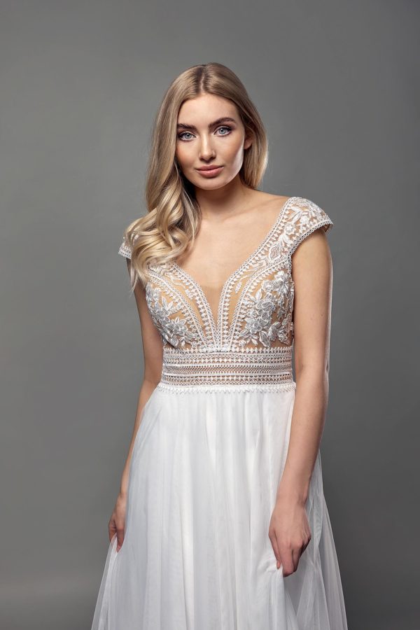 AnnAngelex 2023 Standesamtkleid B2365 (2) Juno das Hochzeitshaus Standesamtmode Meinersen