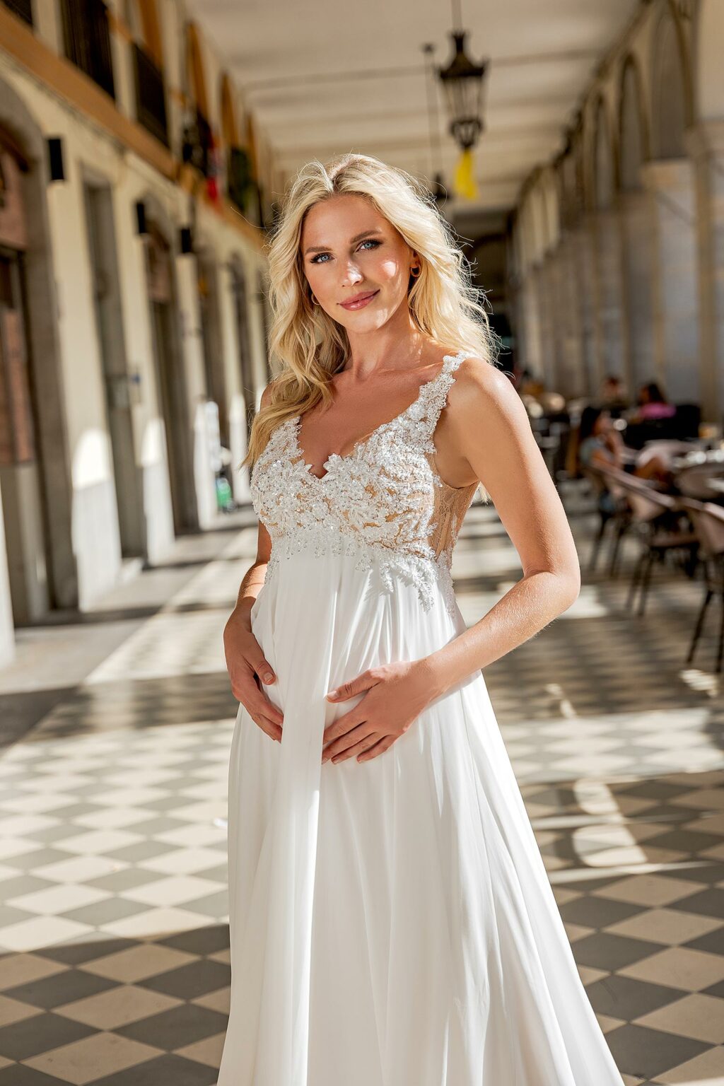 Mami Love 2023 Umstandskleid BS503 (5) Juno das Hochzeitshaus Umstandsmode Meinersen