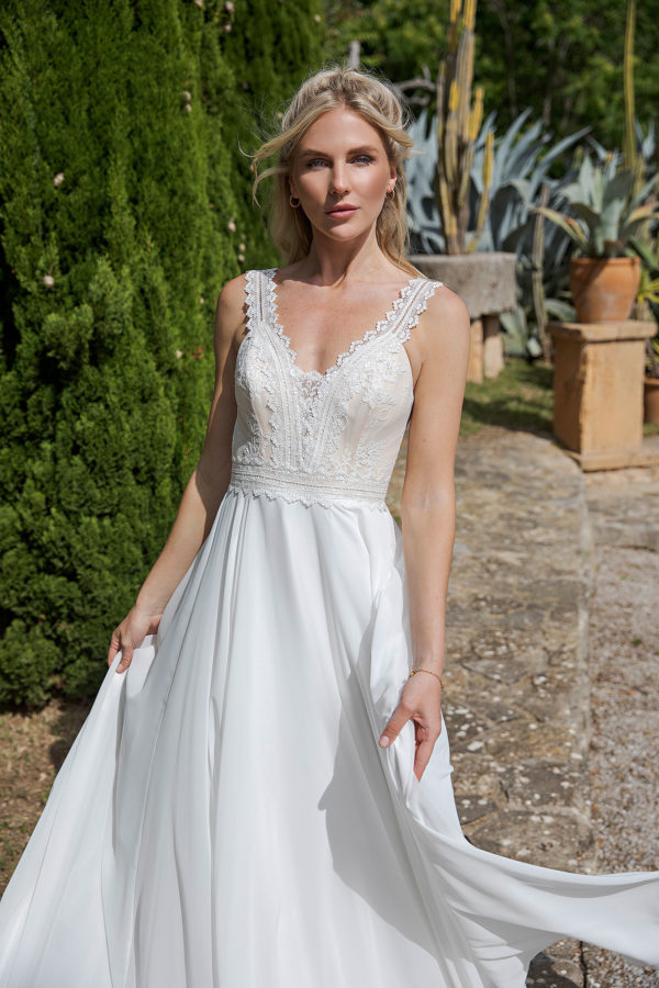 Standesamtkleid 2023 A7312 1 Juno das Hochzeitshaus Standesamtmode Meinersen