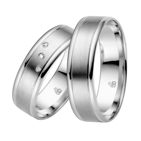Eheringe Trauringe Weissgold 03682 WG Juno das Hochzeitshaus Meinersen