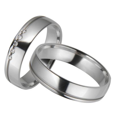 Eheringe Trauringe Weissgold 05504 WG Juno das Hochzeitshaus Meinersen
