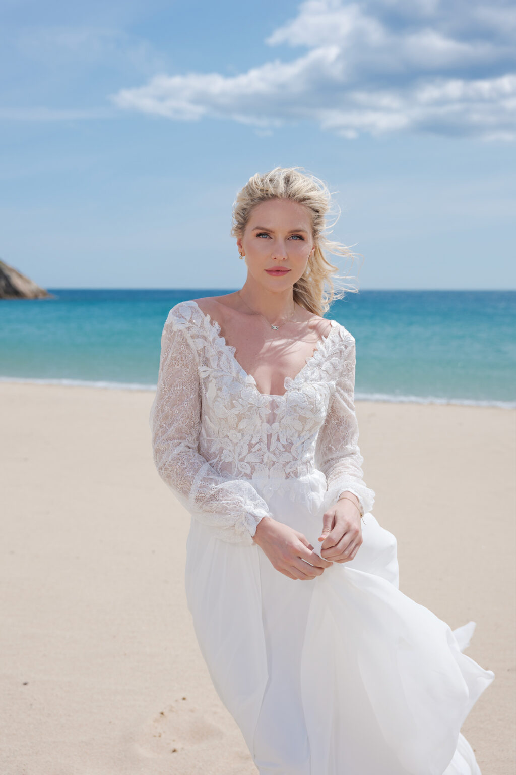 Amera Vera Light 2024 Standesamtkleid AL108 (2) Juno das Hochzeitshaus Meinersen bei Braunschweig Wolfsburg