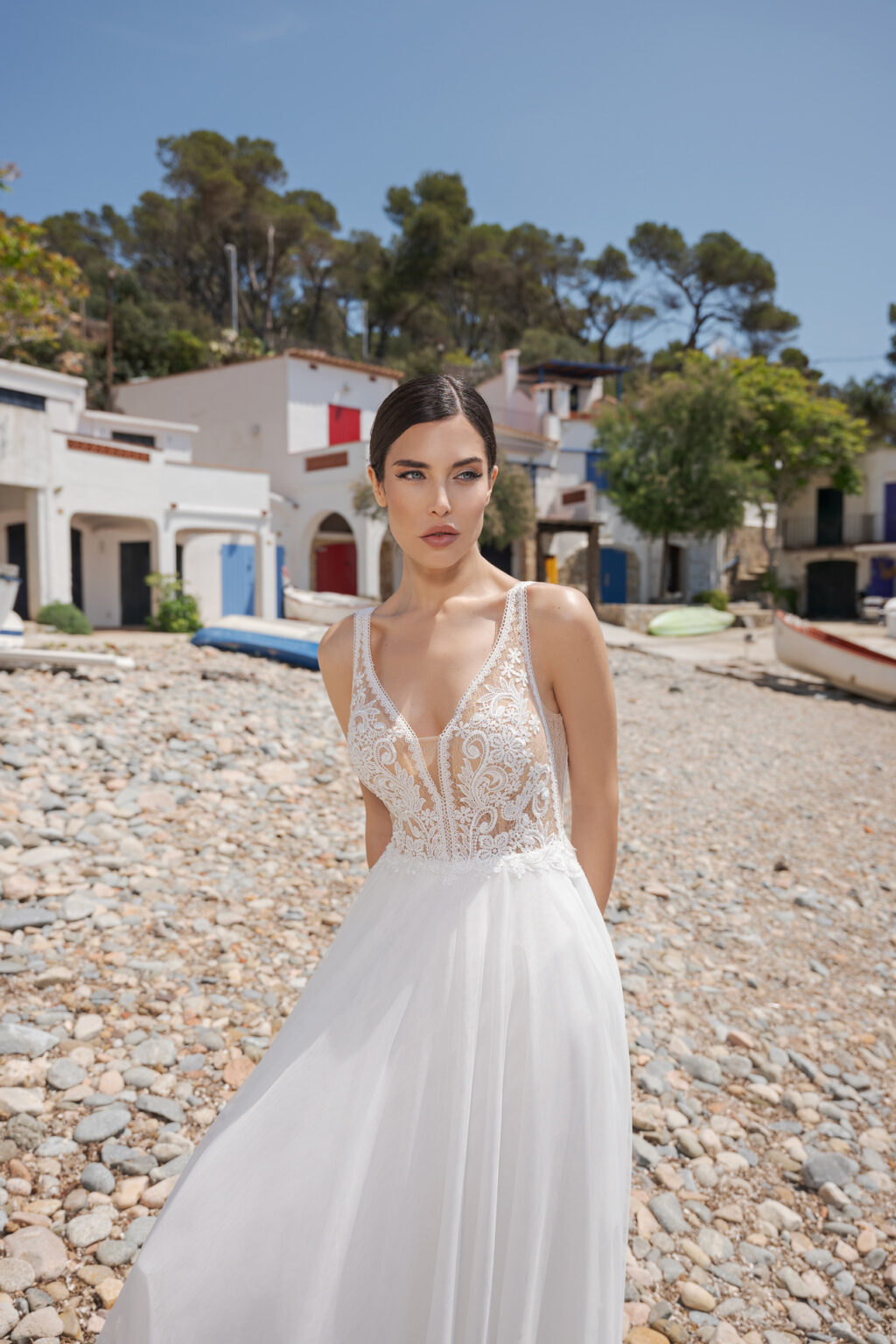 AnnAngelex 2024 Standesamtkleid B2457 (2) Juno das Hochzeitshaus Meinersen bei Braunschweig Wolfsburg