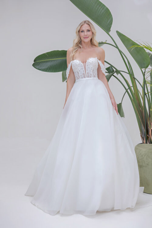 Amera Vera Kollektion 2025 Brautkleid B2509 (1) Juno das Hochzeitshaus Brautmode Meinersen Wolfsburg Gifhorn