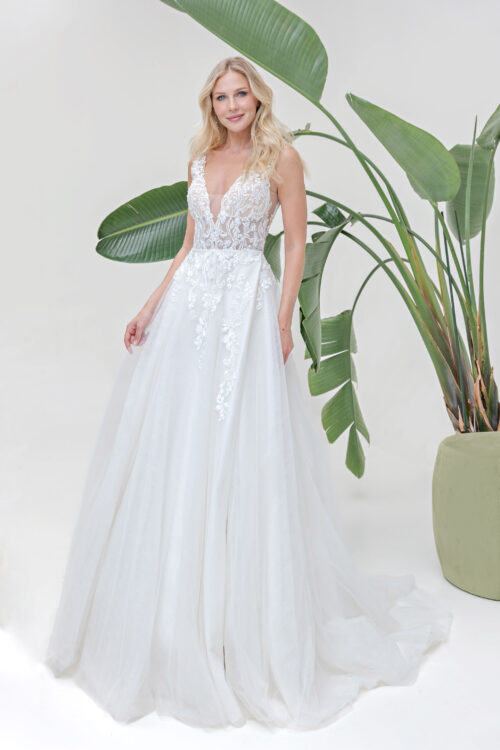 Amera Vera Kollektion 2025 Brautkleid B2530 (1) Juno das Hochzeitshaus Brautmode Meinersen Wolfsburg Gifhorn