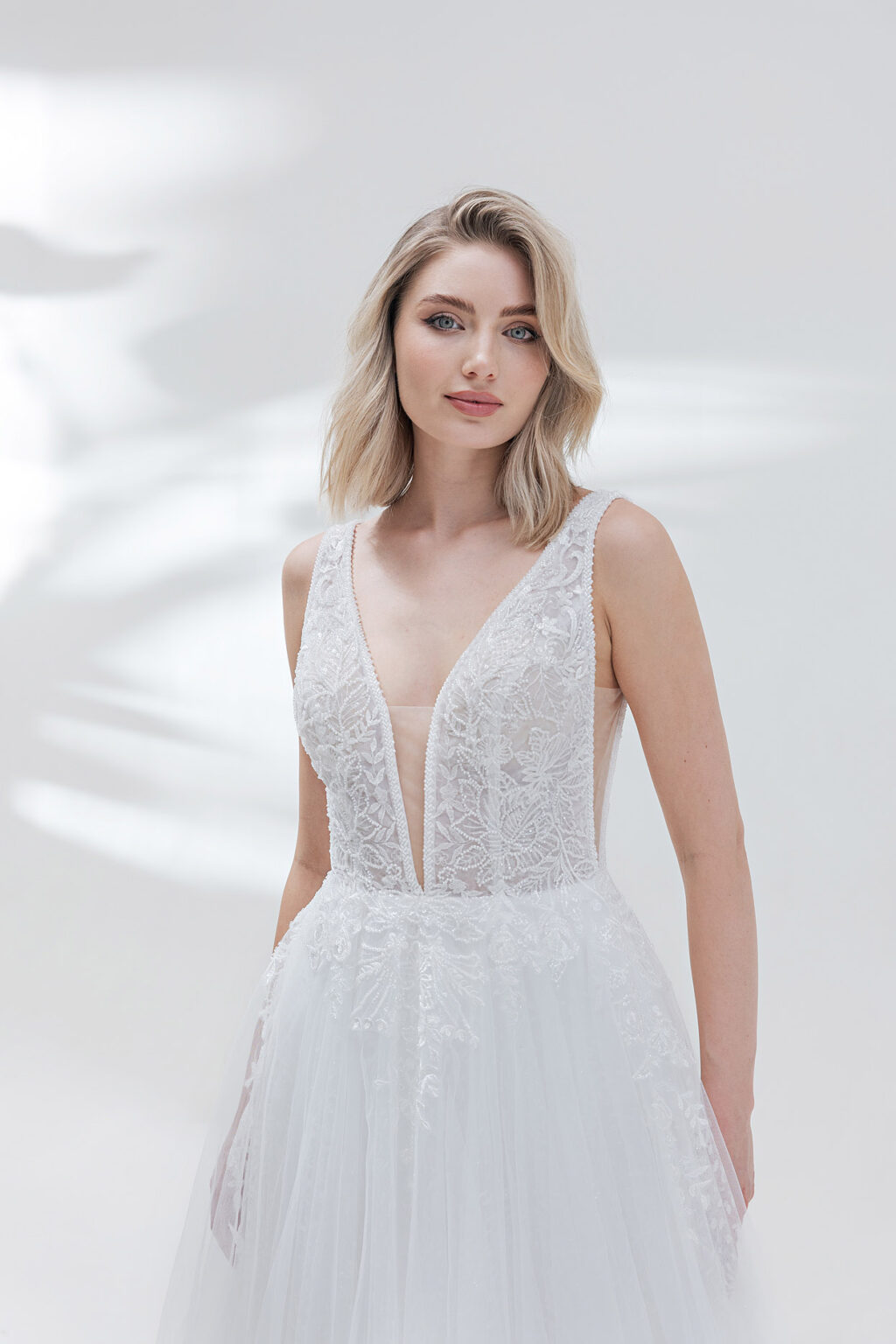 AnnAngelex Kollektion 2025 Standesamtkleid ivory B2554 (2) Juno das Hochzeitshaus Brautmode Meinersen Wolfsburg Gifhorn