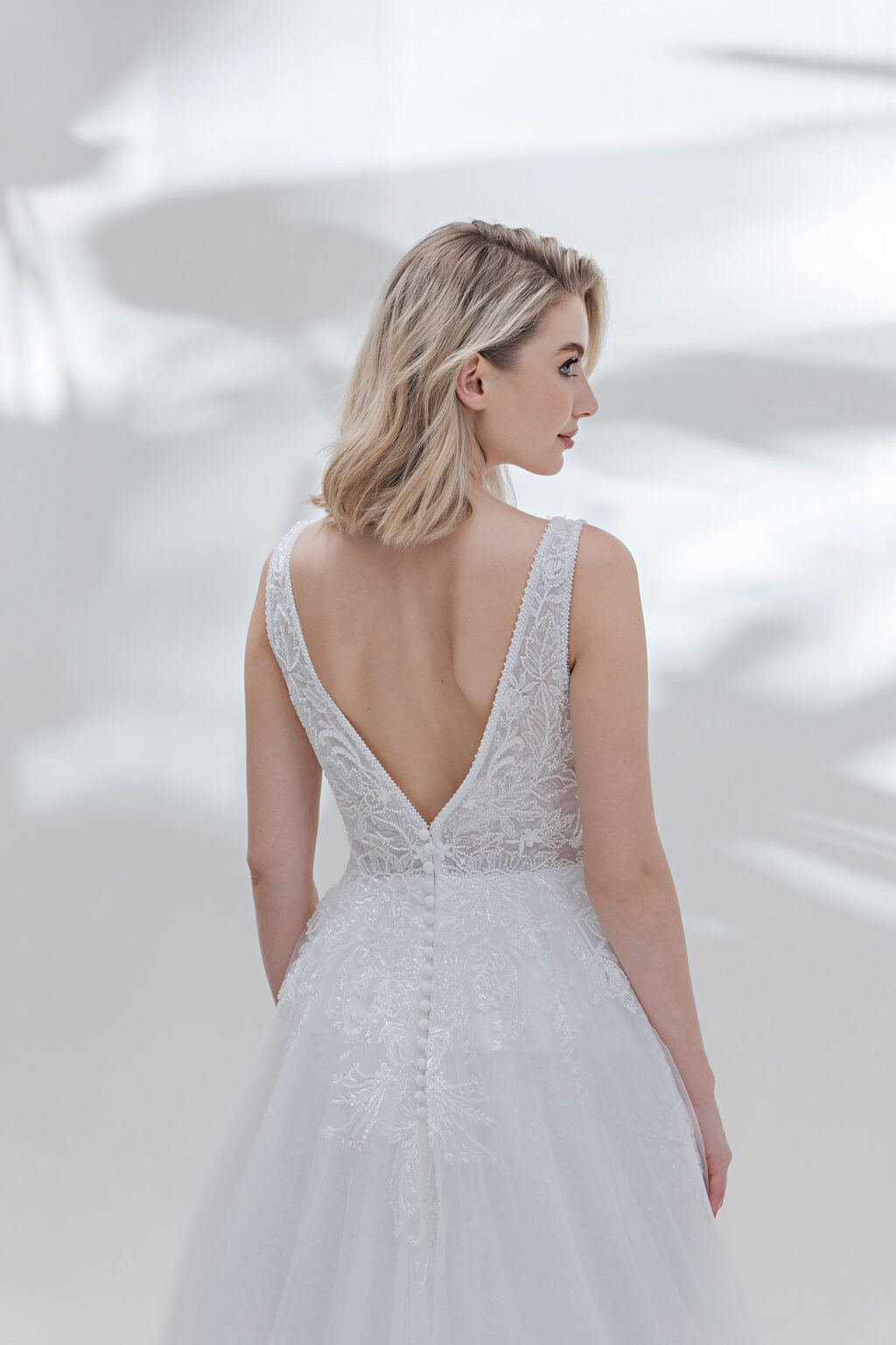 AnnAngelex Kollektion 2025 Standesamtkleid ivory B2554 (4) Juno das Hochzeitshaus Brautmode Meinersen Wolfsburg Gifhorn