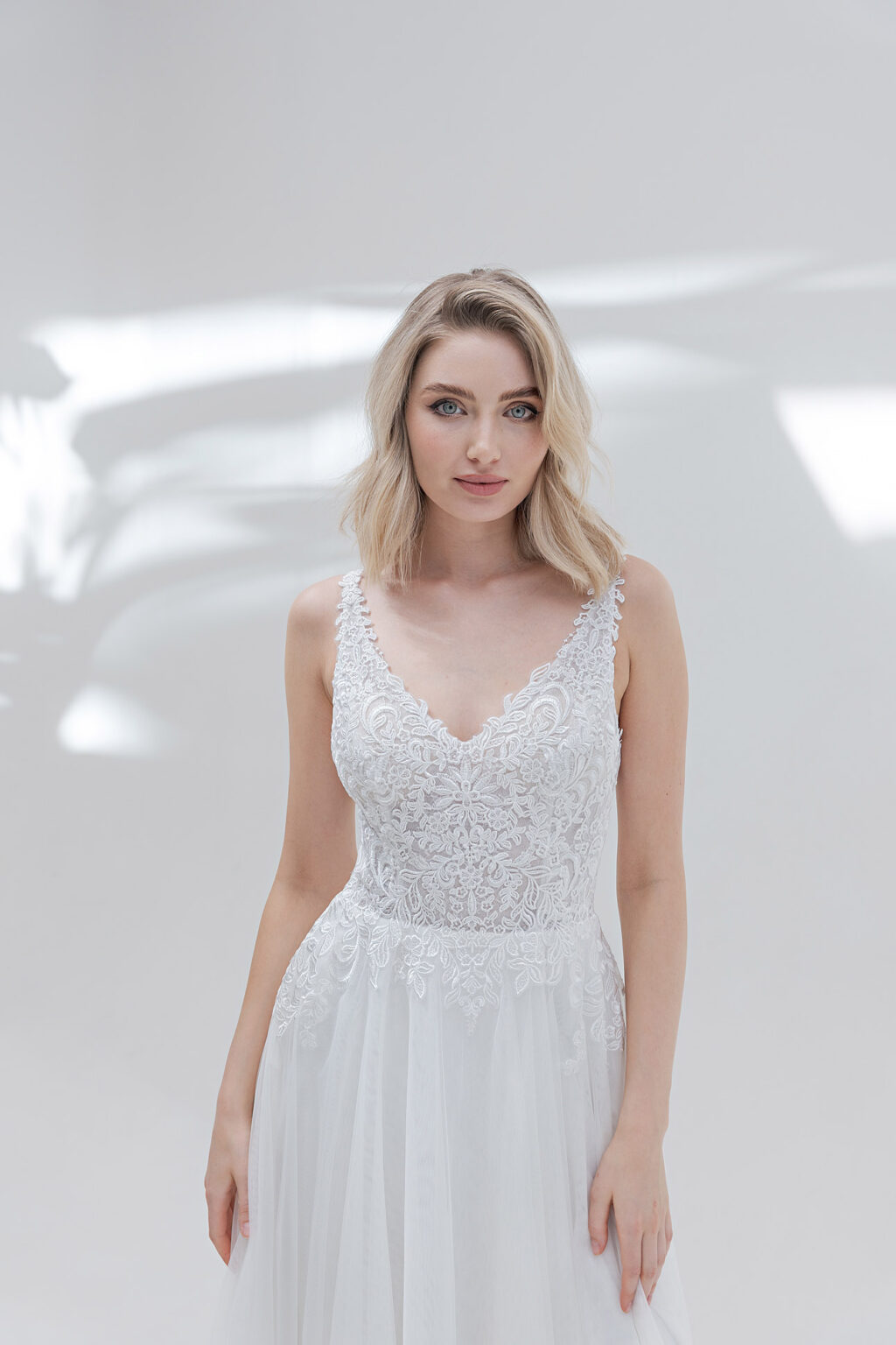 AnnAngelex Kollektion 2025 Standesamtkleid ivory B2555 (2) Juno das Hochzeitshaus Brautmode Meinersen Wolfsburg Gifhorn