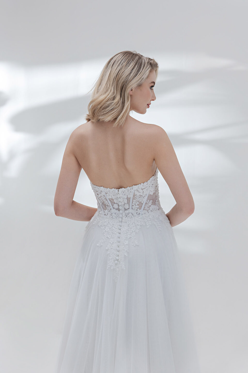 AnnAngelex Kollektion 2025 Standesamtkleid ivory B2562 (6) Juno das Hochzeitshaus Brautmode Meinersen Wolfsburg Gifhorn