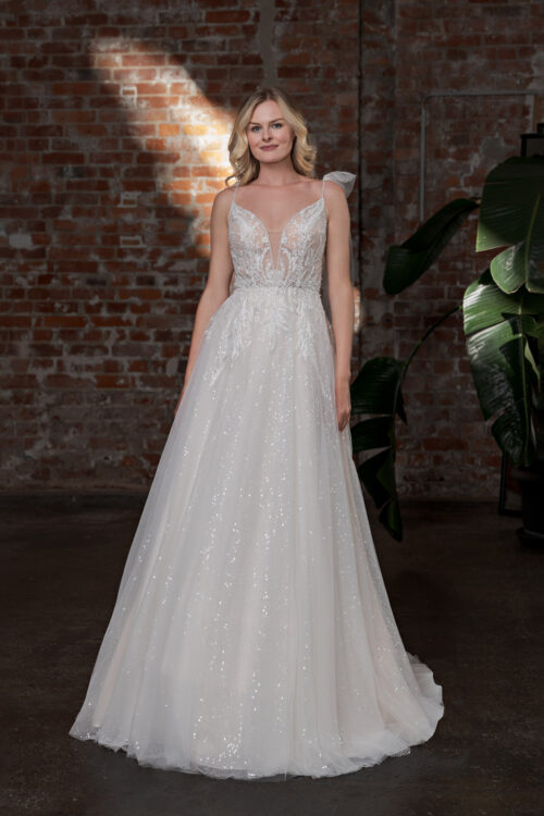 Duett 2025 ivory Hochzeitskleid DT351 1 Juno das Hochzeitshaus Hochzeitsmode Meinersen Wolfsburg Gifhor