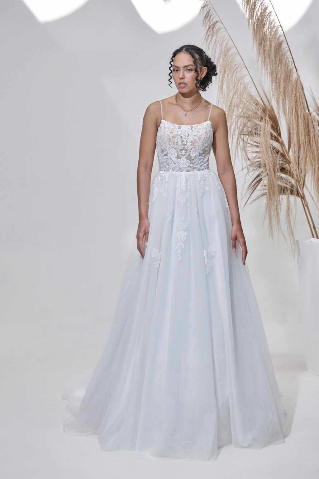 Lignesse by Lohrengel Kollektion 2025 Standesamtkleid LB262 1 ivory Juno das Hochzeitshaus Meinersen bei Braunschweig Wolfsburg