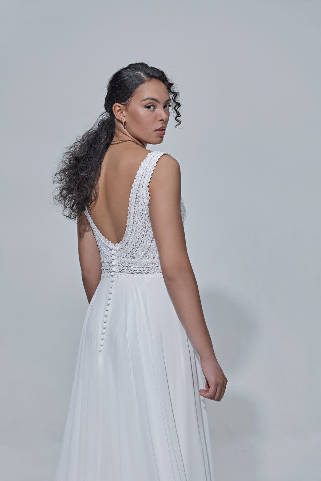Lohrengel Light Kollektion 2025 Standesamtkleid LB324 4 Juno das Hochzeitshaus Hochzeitsmode Meinersen Wolfsburg Gifhorn