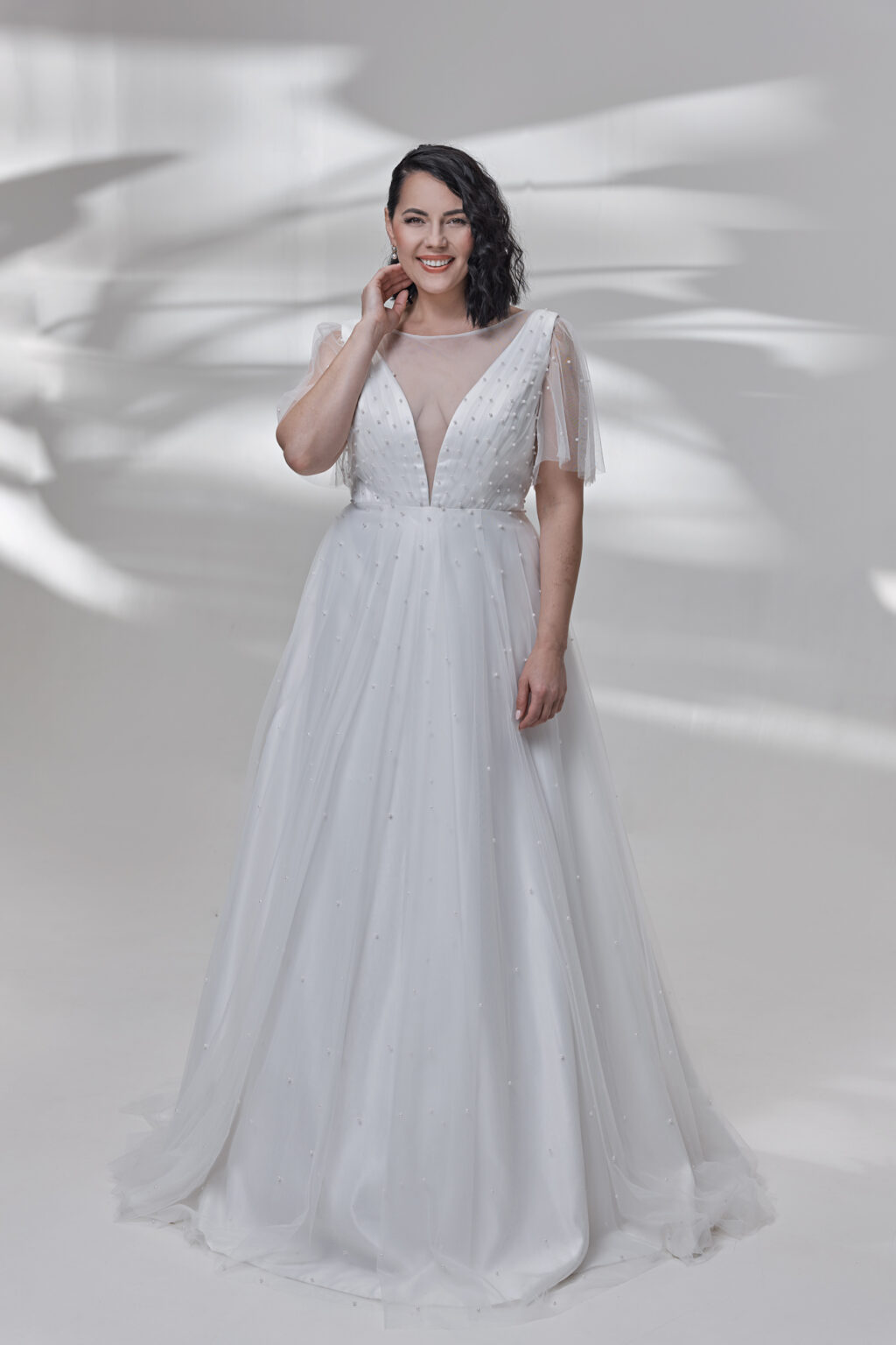 Molly Monroe by Lohrengel Kollektion 2025 Curvy Brautkleid LB531 1 Plus Size Brautkleid Juno das Hochzeitshaus Meinersen bei Braunschweig Wolfsburg
