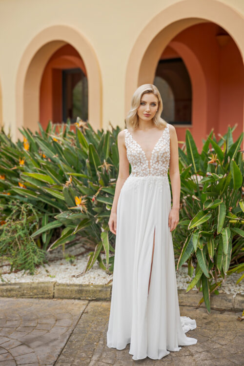 Amera Vera Light Kollektion 2026 ivory Standesamtkleid AL144 (1) Juno das Hochzeitshaus Meinersen Gifhorn