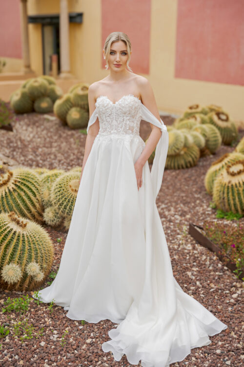 AnnAngelex Kollektion 2026 ivory Standesamtkleid B2659 (1) Juno das Hochzeitshaus Meinersen Gifhorn