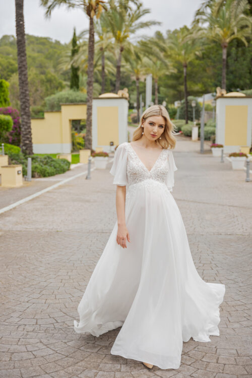 Mami Love Kollektion 2026 Brautkleid Umstandskleid BS525 (1) Juno das Hochzeitshaus Meinersen Gifhorn