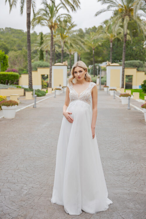 Mami Love Kollektion 2026 Brautkleid Umstandskleid BS528 (1) Juno das Hochzeitshaus Meinersen Gifhorn