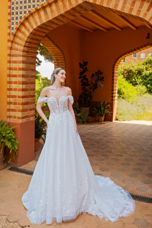 Miss Beautiful Bride Kollektion 2026 ivory Brautkleid MGB203 (1) Juno das Hochzeitshaus Meinersen Gifhorn