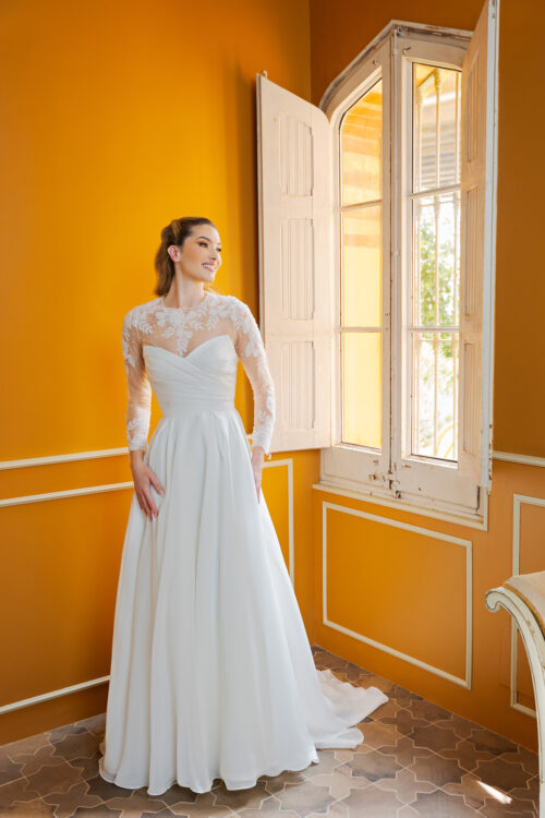 Miss Beautiful Bride Kollektion 2026 ivory Brautkleid MGB250 (1) Juno das Hochzeitshaus Meinersen Gifhorn