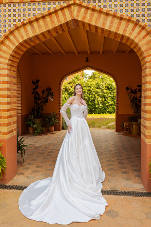 Miss Beautiful Bride Kollektion 2026 ivory Brautkleid MGB255 (1) Juno das Hochzeitshaus Meinersen Gifhorn